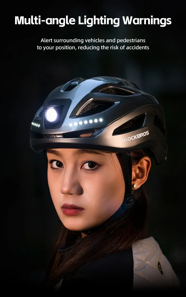 Bicycle Light Helmet Type-C Charging
