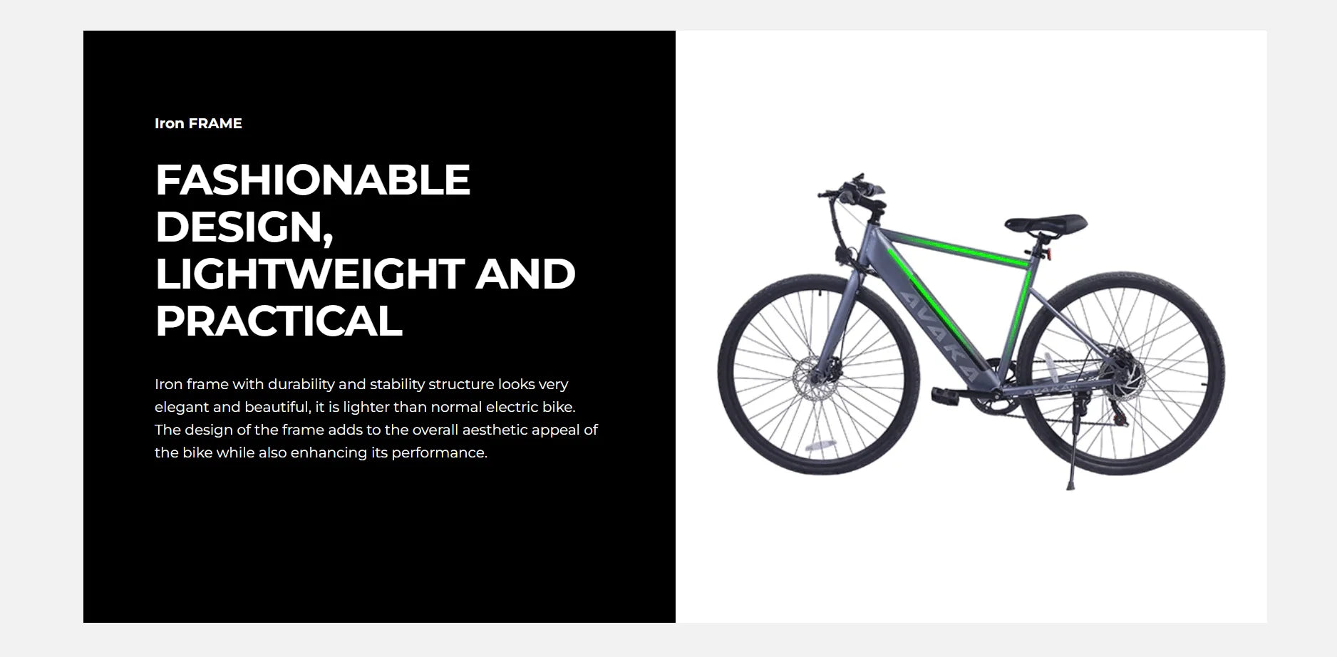 AVAKA R1 E-bike 25km/h - Cilla Scooters