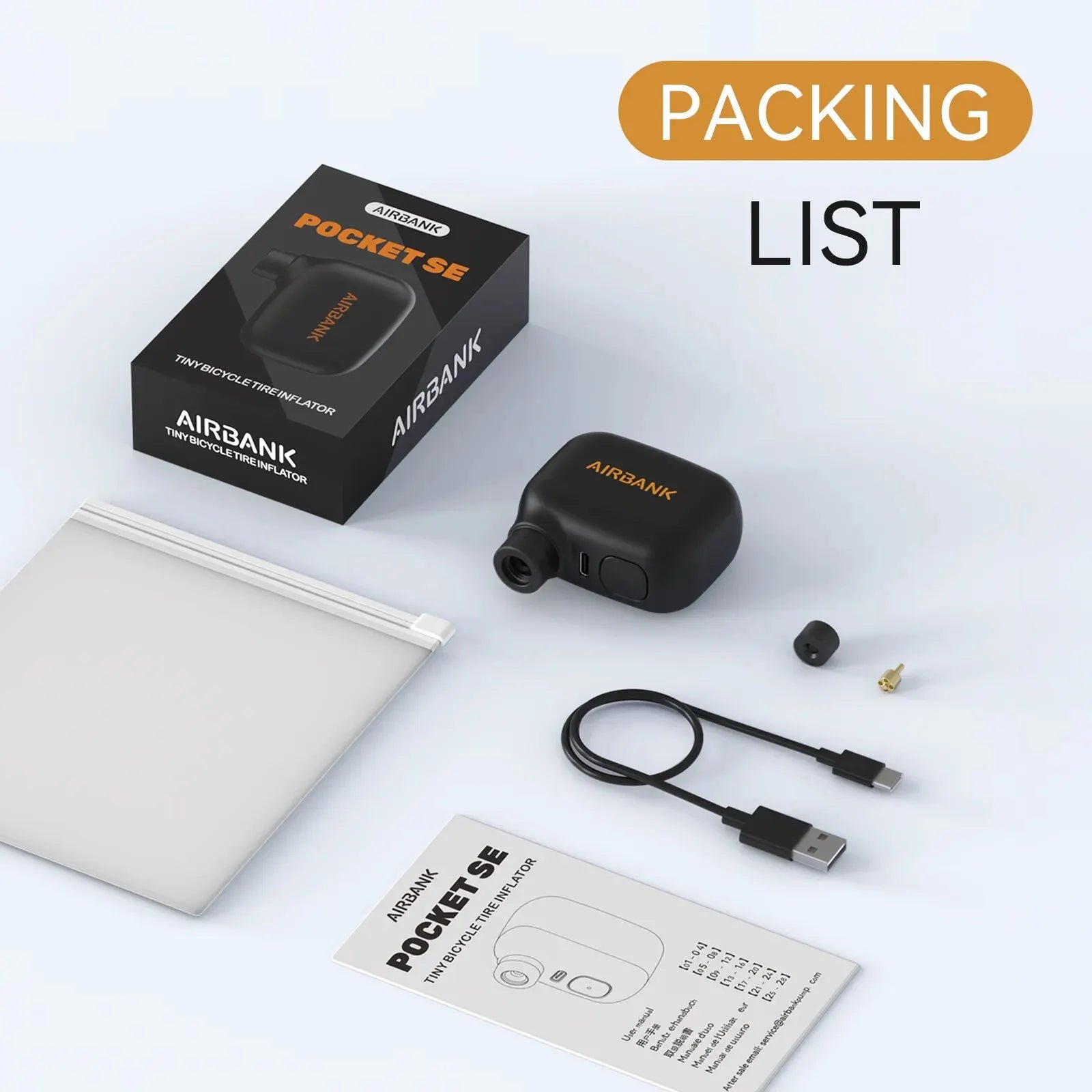 Mini Portable Bicycle Pump Rechargeable Air Inflator - Cilla Scooters