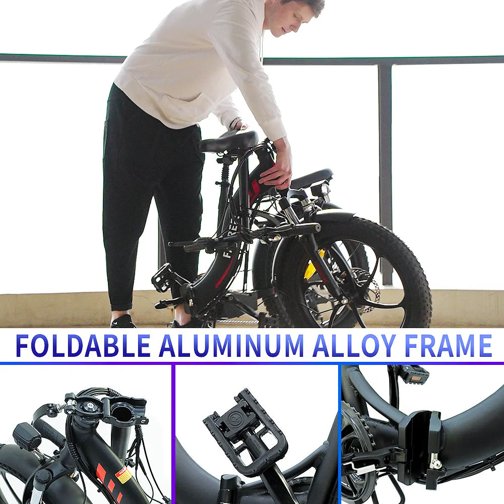 Fafrees F20 250W 20" Folding Electric Bike 576Wh City E-Bike 36V 16Ah Battery