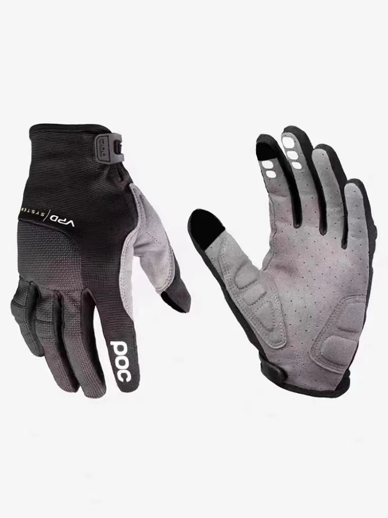 25 poc 2 colour dh mx bike long finger all-season model wearable and comfortable riding gloves universal