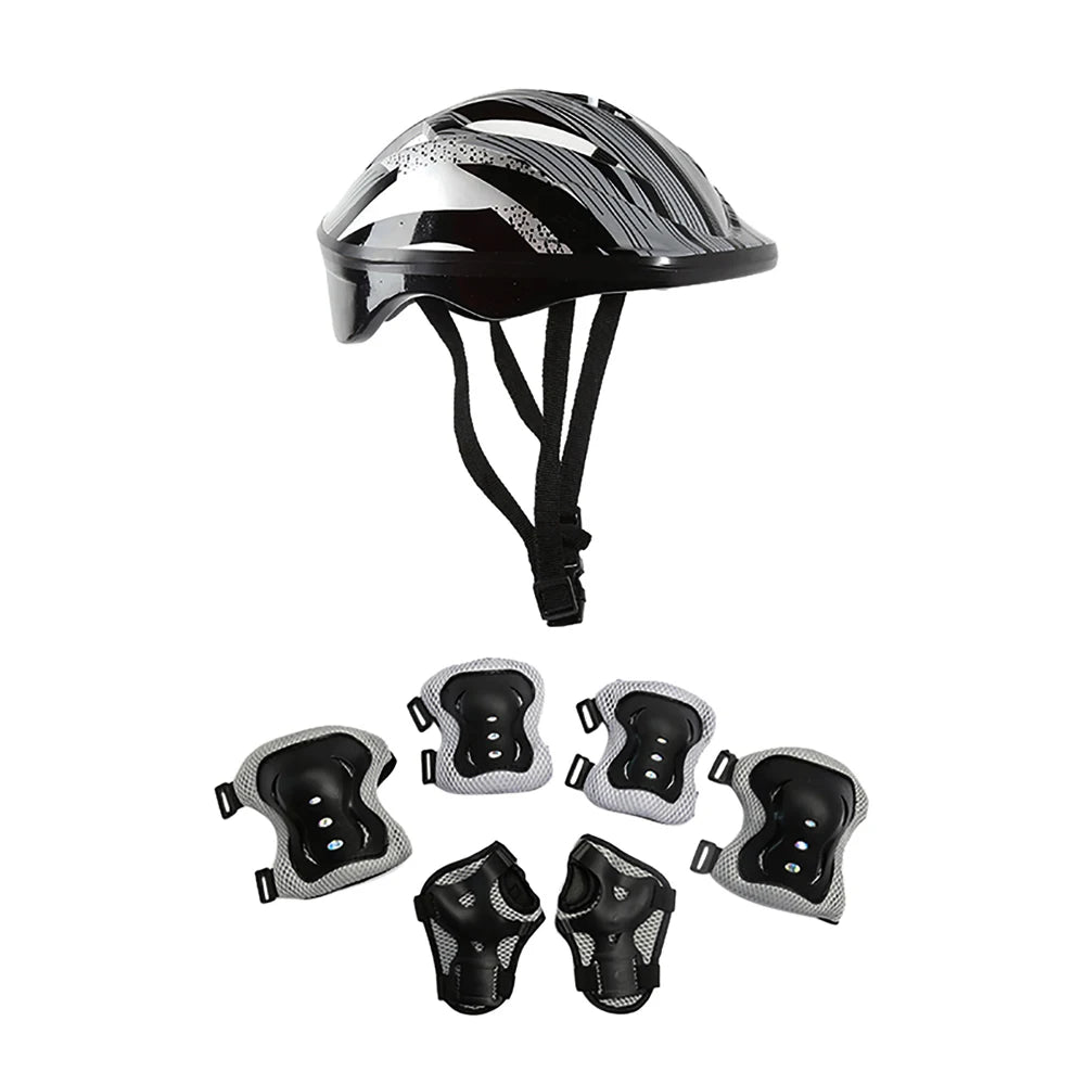 Kids protection Helmet Knee Elbow Wrist Pads