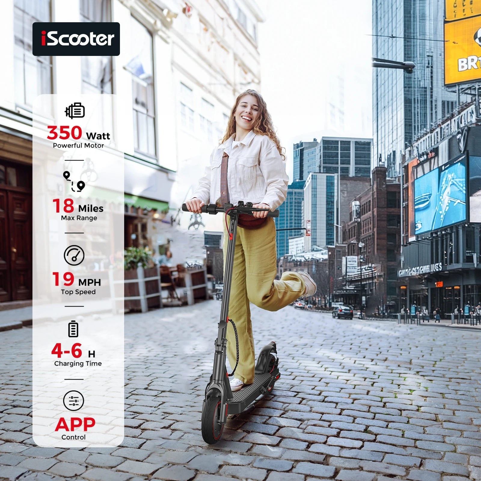 i9 8.5 E-scooter 30km/h with APP - Cilla Scooters