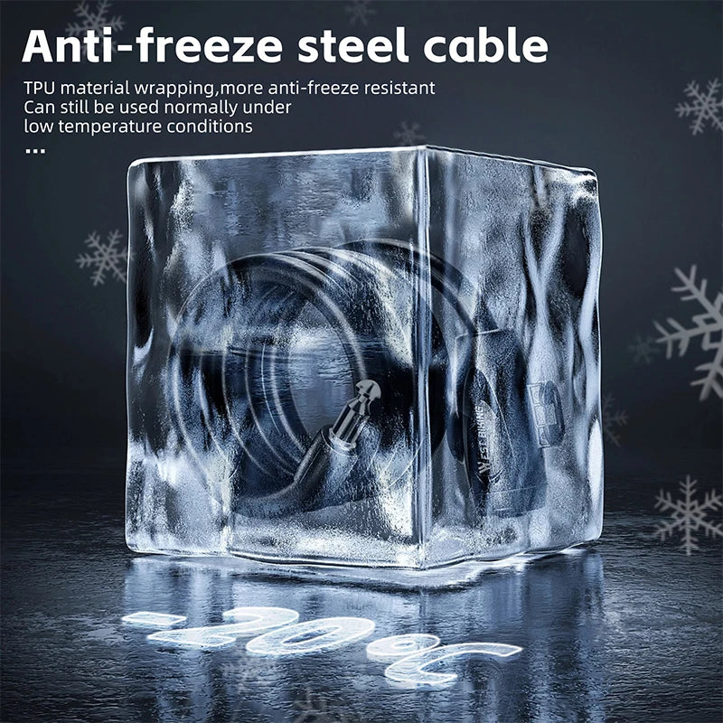 WEST BIKING Anti-freeze Bike Cable Lock 1.2/1.5m Thicken Anti-theft Safety Lock Portable Bicycle Lock MTB Road Bike Accessories - Cilla Scooters