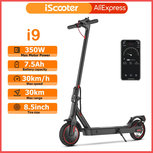 i9 E-scooter  30km/h with APP included