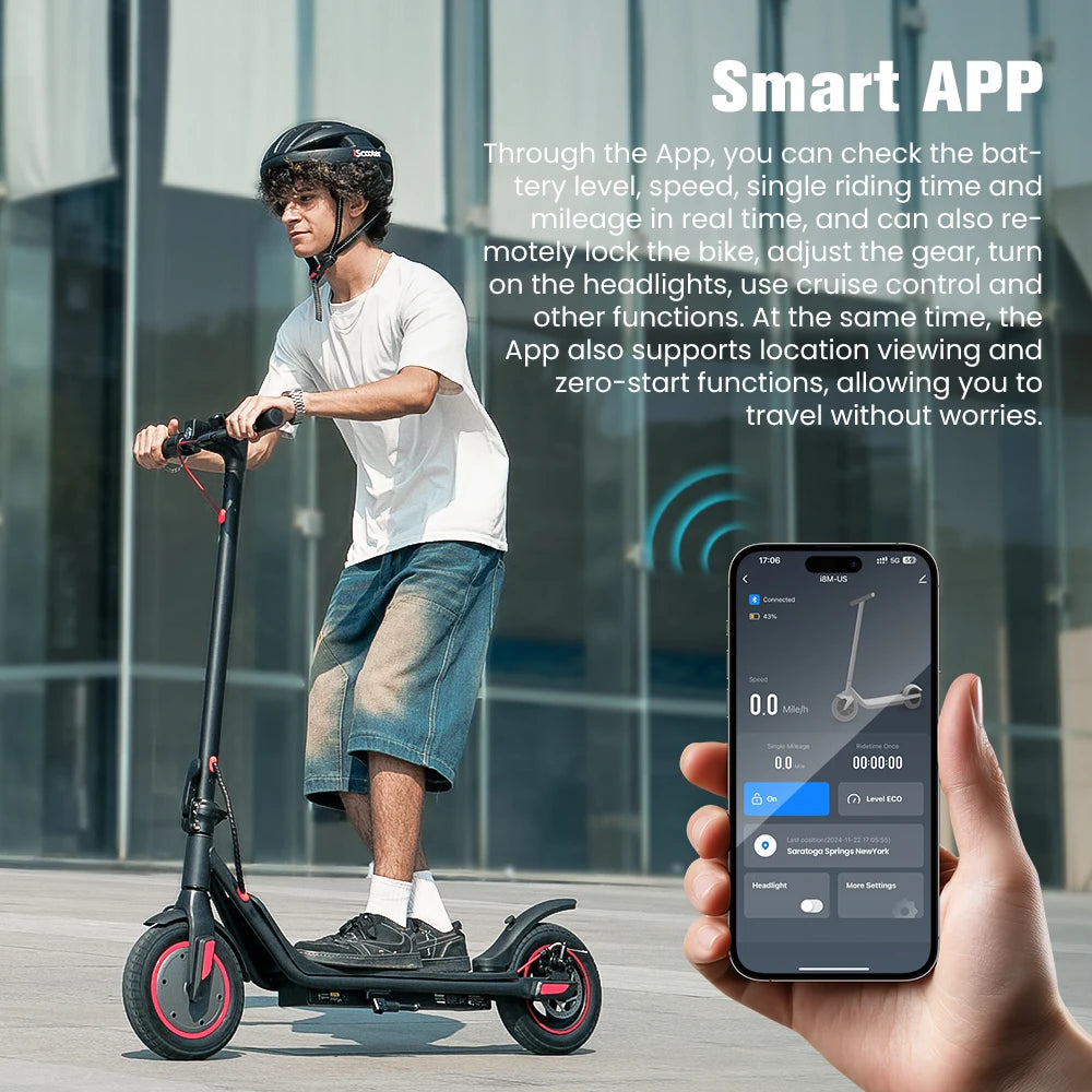 iScooter i9m E-scooter 35km/h with app - Cilla Scooters