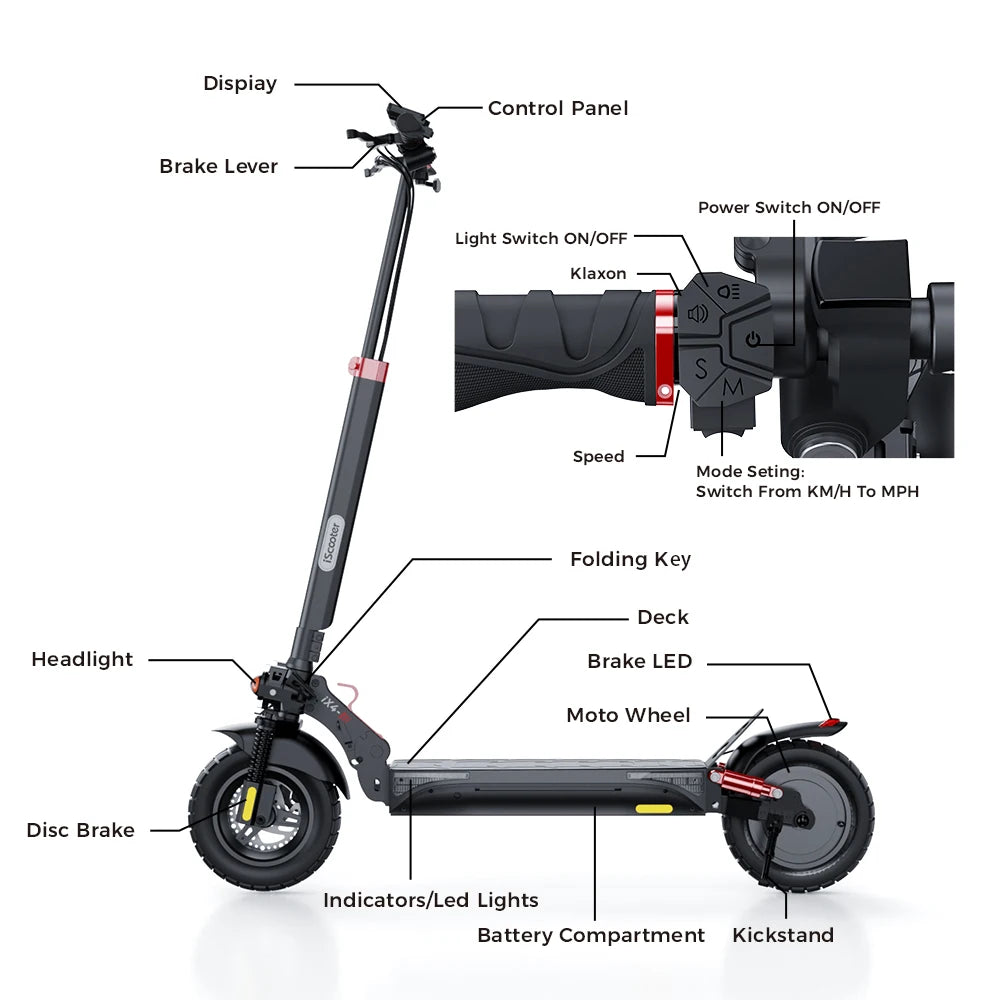 iScooter iX4 Electric Scooter 45km/h