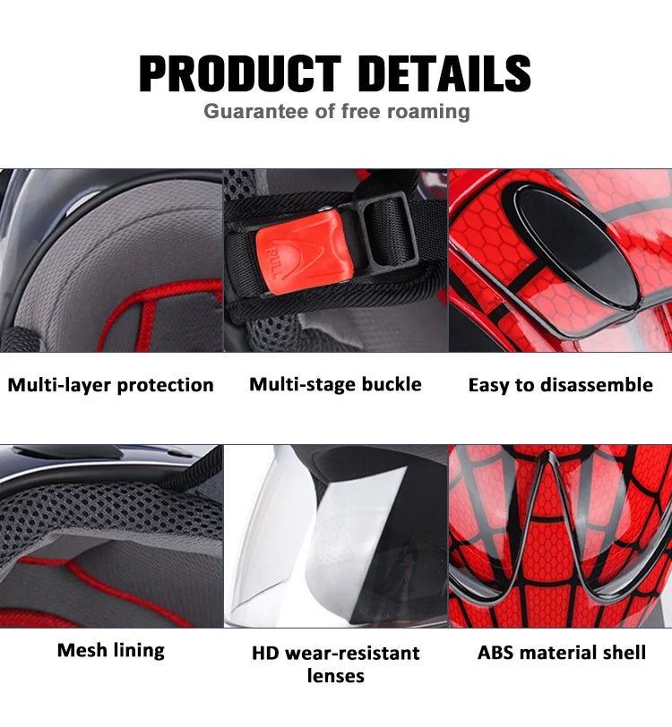 Child Motorcycle Helmet 3-9 Years Abs Unisex Safety Motocross Helmet Casco Motocross Bicycle Downhill Capacete ATV Cross Helmet