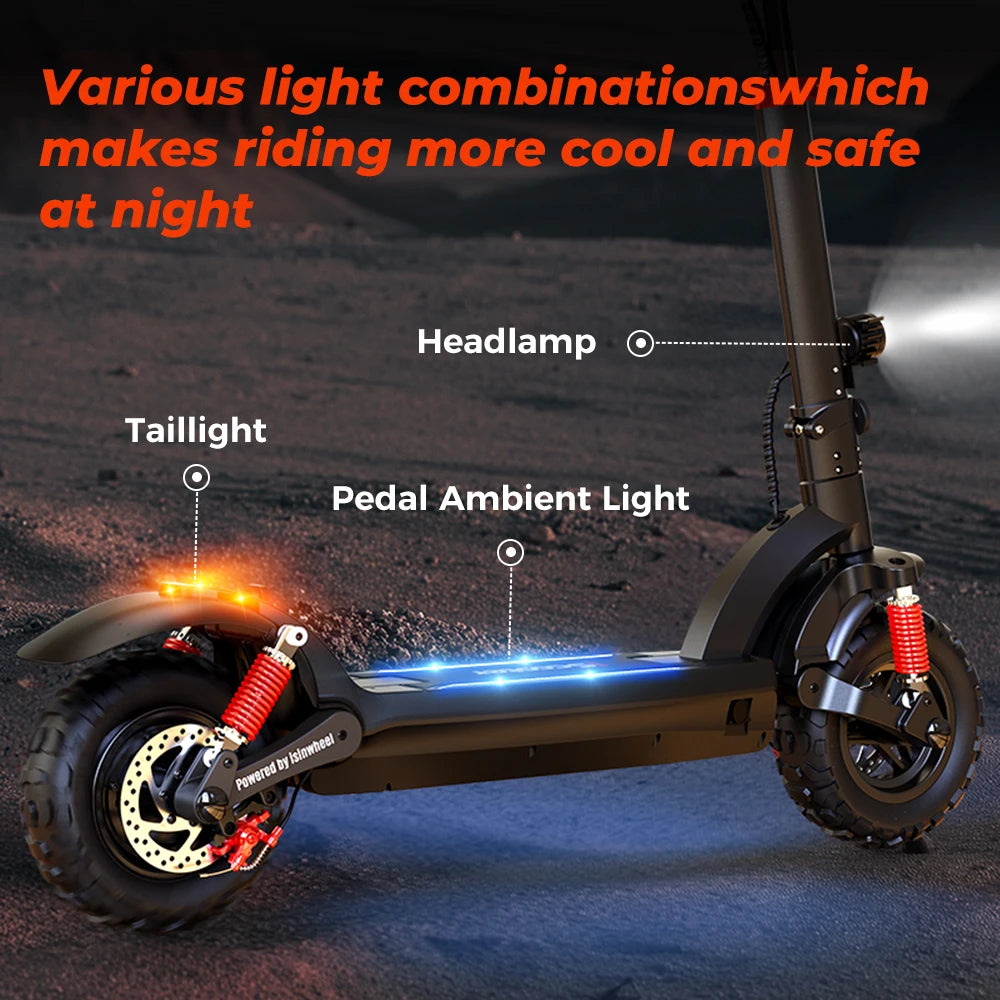 iScooter E-scooter 45km/h Anti-skid Off-Road Tire Scooters - Cilla Scooters
