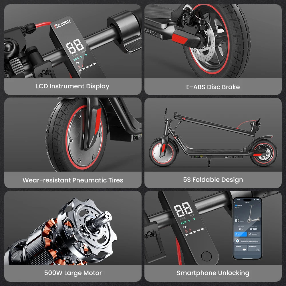 iScooter i9m E-scooter 35km/h with app - Cilla Scooters
