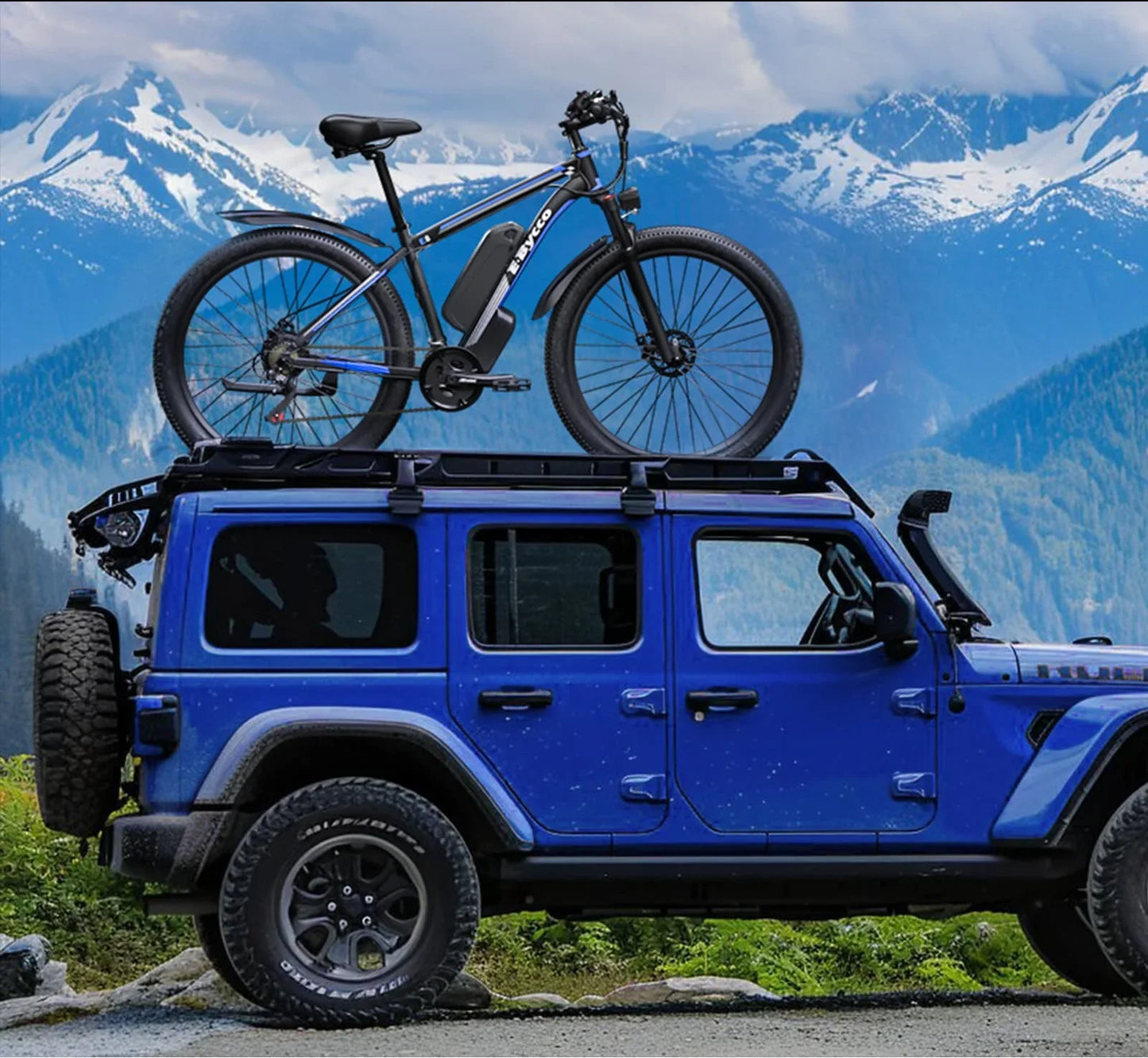 E-BYCCO E8 E-bike 750W Motor 48V17.5AH Removable Battery Electric Bike 29” Tire Mountain  Snow Off-road Adult Electric Bicycle
