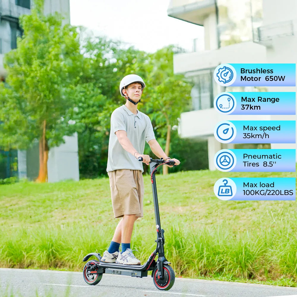 W7 E-scooter Dual Suspension Side Lights App Control 35km/h - Cilla Scooters