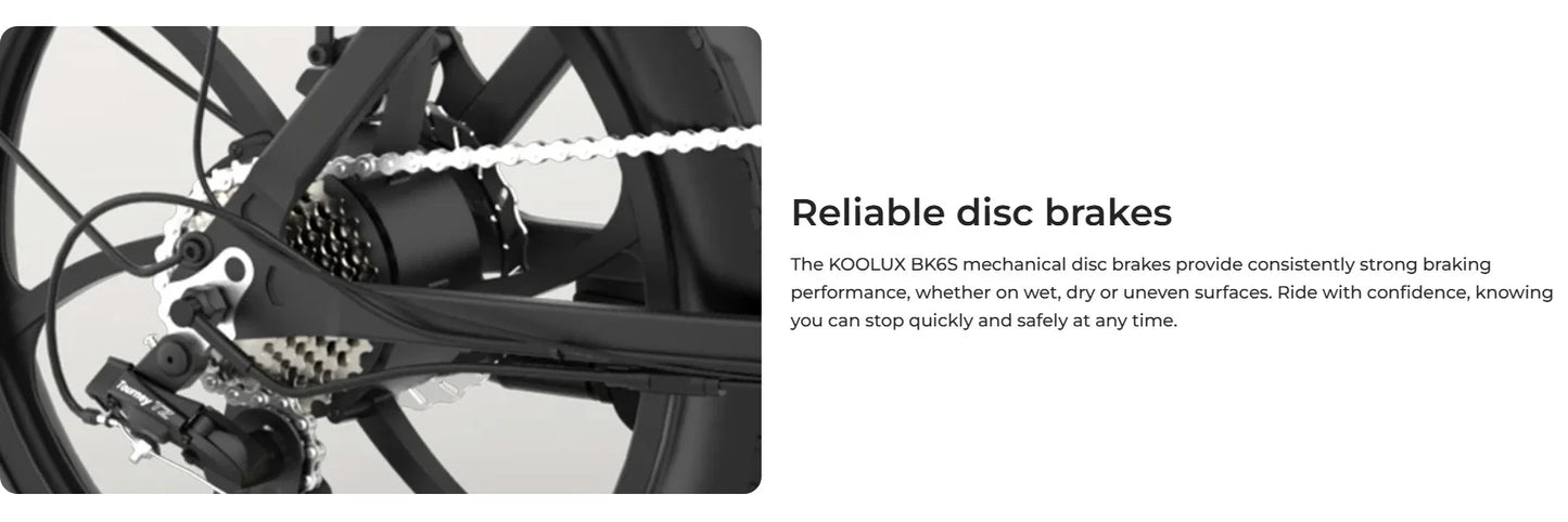 KOOLUX BK6S 3.0 Adult 500W Electric Bicycle Men's E-City ebike City 36V13AH Battery 20" Folding City Tire Electric Bike