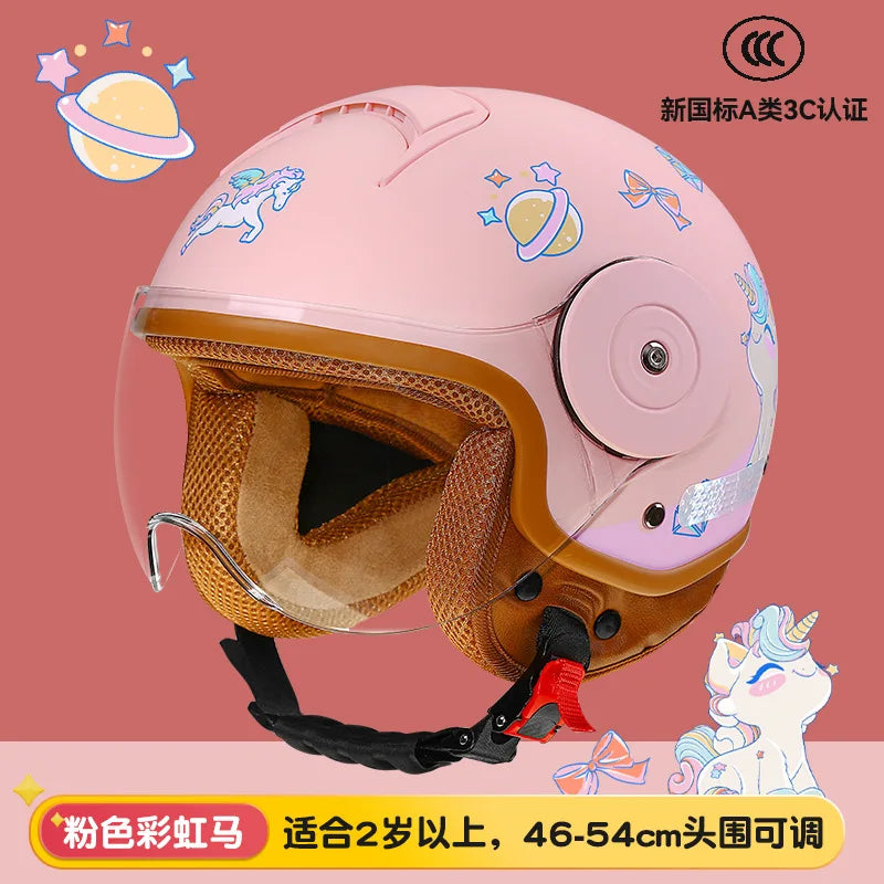Children`s Helmet Cartoon