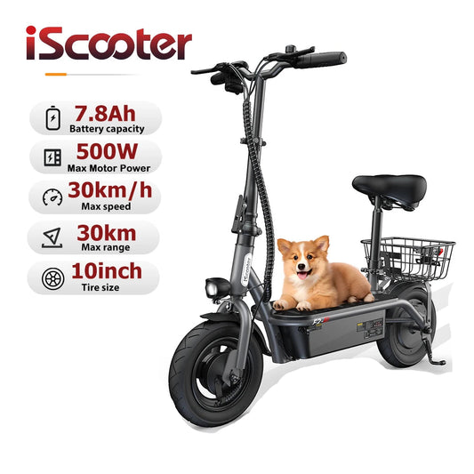iScooter F2 500W Foldable Scooter 30Km/h - Cilla Scooters