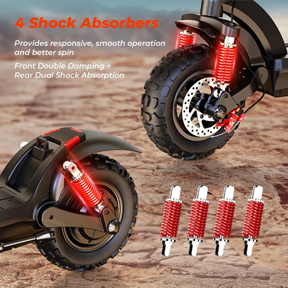 iScooter E-scooter 45km/h Anti-skid Off-Road Tire Scooters - Cilla Scooters