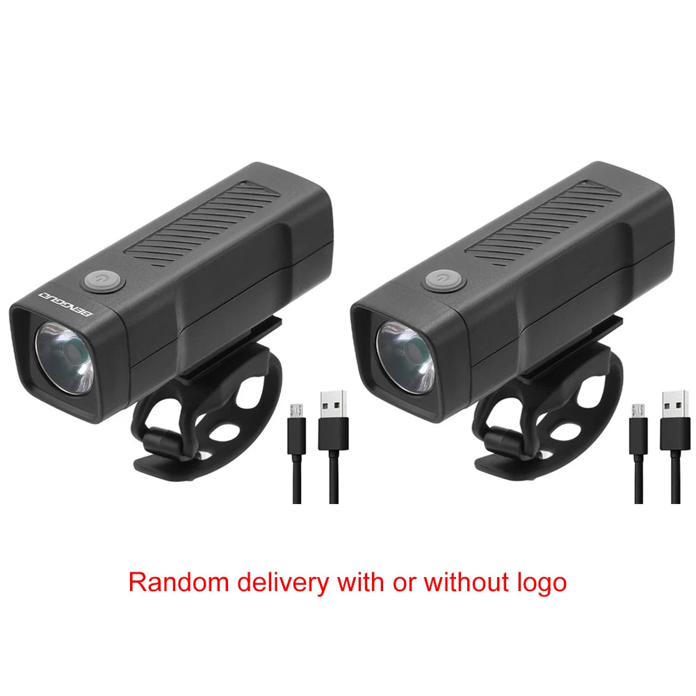 Bright Bicycle Light T6 LED Front USB Rechargeable MTB Mountain Bicycle Lamp 100LM Bike Headlight Flashlight Cycling Scooter