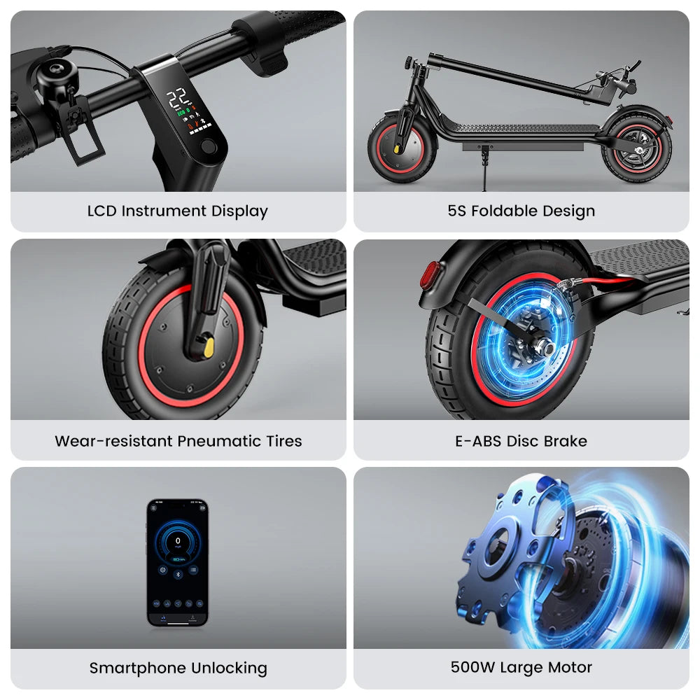 W6 E-scooter 500W app included 35Km/h - Cilla Scooters