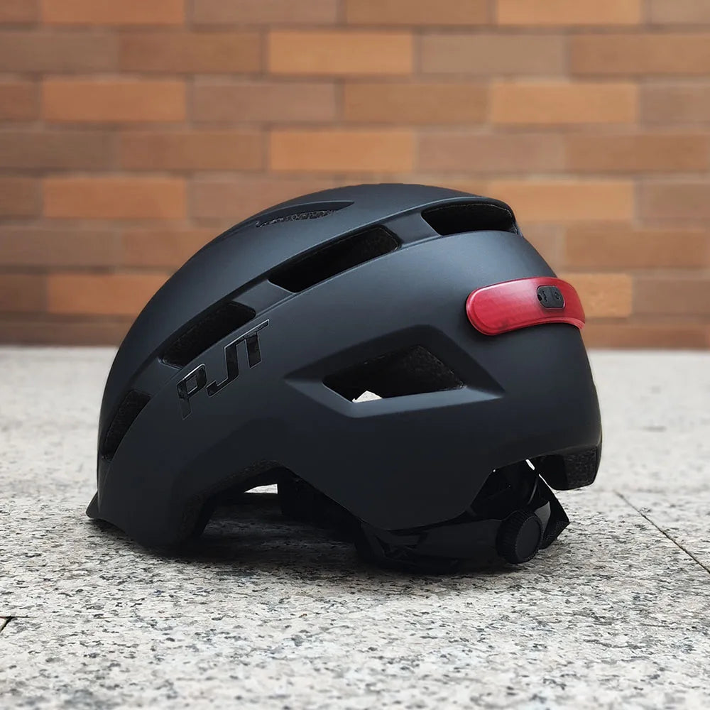 PJT Cycling Helmet USB Rechargeable light - Cilla Scooters